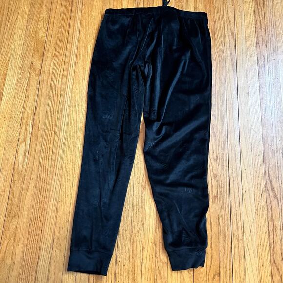 Juicy Couture Velour Track Suit Set Womens Medium Black Pants Sweatshirt - Picture 5 of 9